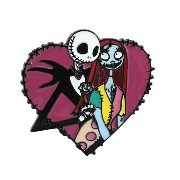 Set of 9 Nightmare Before Christmas Character Enamel Pins - Picture 4 of 10